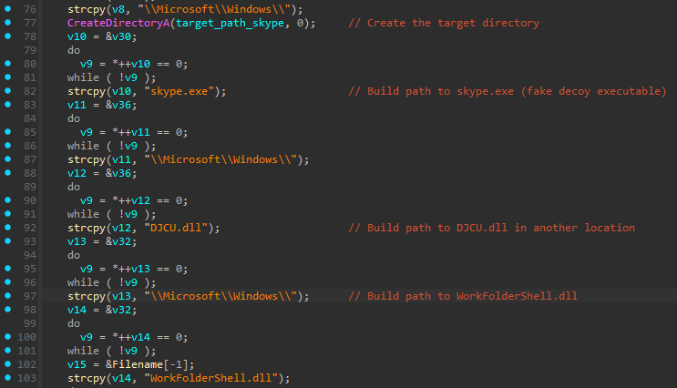 Establish Persistence And Copy Payloads