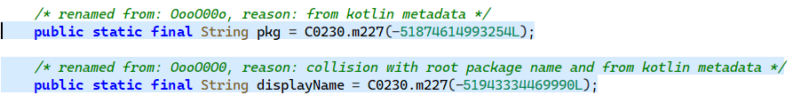 String obfuscation