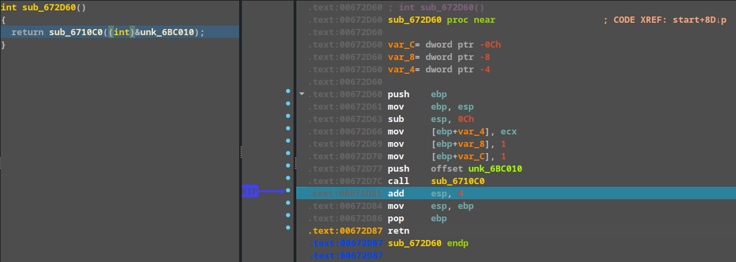 Debug string obfuscation